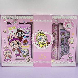 문구보따리 라부부 다이어리 다꾸세트 다꾸, 핑크