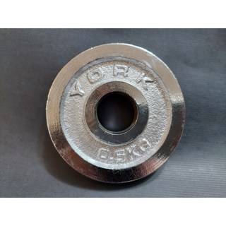 電鍍25mm槓片(0.5/1.25/2.5/5kg)-槓鈴片 啞鈴片 舉重量訓練 可調式 組合, 1個, 兩片0.5kg