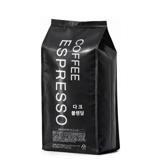 커피 에스프레소 다크 블렌딩 원두커피, 홀빈(분쇄안함), 1kg, 1개