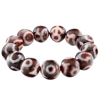 黃子庚 晶化玉髓圓滿天珠手鍊，帶來好運與平靜能量，簡約大方設計完美搭配各種場合