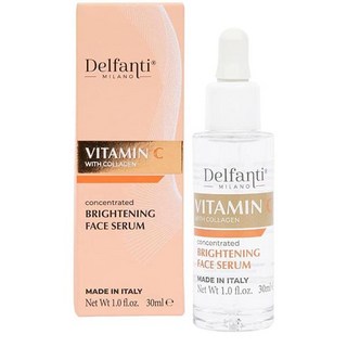 Delfanti Milano • 비타민 C 콜라겐 함유 농축 브라이트닝 페이스 세럼 이탈리아산