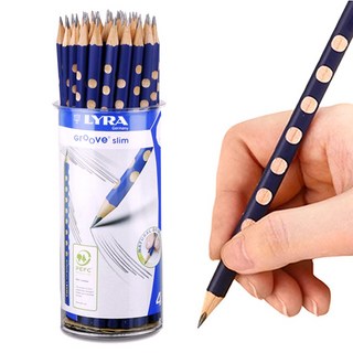 LYRA GROOVE 2B 글씨교정 슬림연필, 48자루 4다스