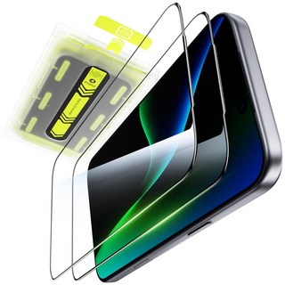 WSKEN 고화질 9H+강화유리 액정보호필름 자동흡착먼지제거수트는, 2개