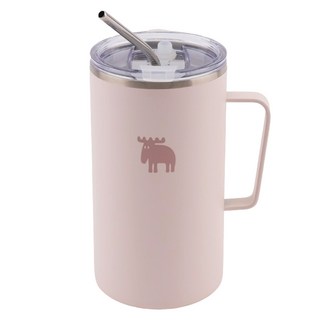 MOZ 스웨덴 포스코 316 스텐 진공 머그컵 스텐머그컵 보온머그컵 보온컵, 로즈블로썸, 610ml, 1개