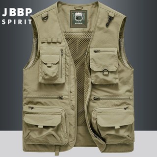多功能口袋背心 輕薄休閒戶外釣魚攝影工裝戰術登山機能馬甲