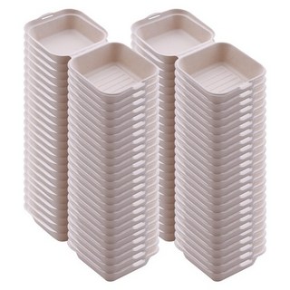 펄프 종이 원터치 햄버거 도시락 b003, 2개, 50개