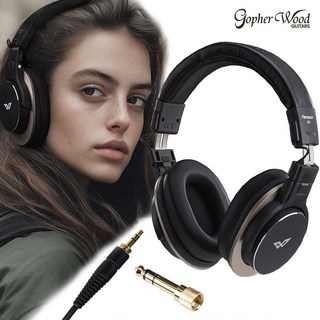 리마스터50 오버이어 밀폐형 스튜디오 유선 헤드폰 가벼운 무게 다이나믹 사운드 풍부한 저음 headphone