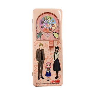 間諜家家酒雙層鐵筆盒(小)WP0432, 1個, 粉, 粉