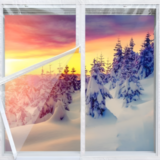 머스트킵 창문 방풍 비닐 EVA 지퍼식, 1개