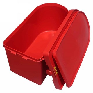 타파웨어 쌀통 10KG 대용량 잡곡통 미니쌀통 쌀보관용기 라이스키퍼 다용도 쌀통 저장통 가로41.8 x 세로22.9 x 높이19.5cm, 레드