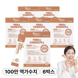 퍼펙트바이오틱스 곡물효소 프로바이오틱스, 90g, 6박스