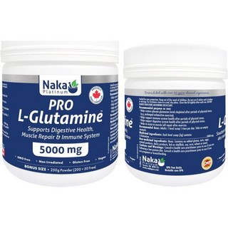 L글루타민 장 NAKA 플래티넘 PRO 5000mg 보너스 사이즈 250g(8.8온스) 파우더(200+50무료), L글루타민 장 NAKA 플래티넘 PRO 5000mg 보, 250g, 1개