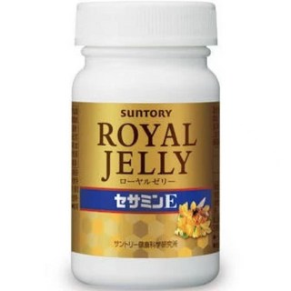 SUNTORY ROYAL JELLY + 芝麻素E 營養補充品 360顆, 黃---效期：27年4月, 1個裝