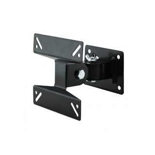 多角度螢幕壁掛架 適用14-24吋螢幕 承重15KG 冷軋鋼板 穩固耐用, 1個, PF-15A