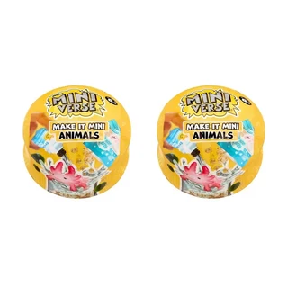핫신상 MGA 미니버스 메이크 잇 애니멀 시리즈 블라인드 박스 귀여운 플레이하우스 장난감 데코 컬렉션 어, 05 random 2pcs