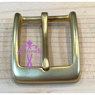 安提帕斯手工皮革 銅製3035馬蹄型皮帶頭(30mm黃銅色), 1個