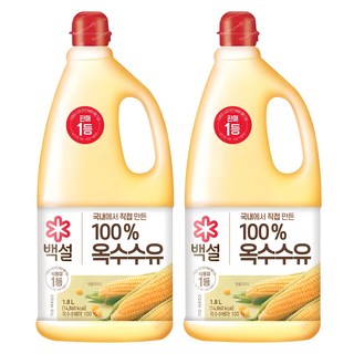 CJ BEKSUL 白雪 玉米油, 1.8L, 2個