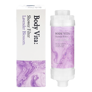 [바디비타 샤워필터기] 샤워기 석회수 유럽 베트남 발리 나트랑 보홀 동남아 세부비타민샤워필터 베이직라인 16종특허 바디비타 리필 피부 개선 비타민 겔 향7가지, 라벤더블라썸, 1개
