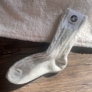 lemonade 韓國製彩色點點麻花羊毛襪 (任3件$390) 韓國襪 羊毛襪 登山襪 保暖襪 女襪 正韓