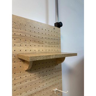 寵傢好 洞洞板層板30cm - 台灣製牆面收納層板, 1個, 漂流木, 漂流木