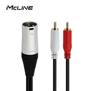 맥라인 2RCA to XLR 캐논 Y 케이블 20m MC-HA37