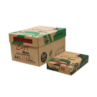 Copy Mate 環保再生影印紙 A4 (70P / 80P) ，影印清晰不卡紙，適用各種印表機，辦公室必備, 1個, 80磅