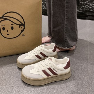 Aesero 여성 심플한 키높이 스니커즈 캐주얼 운동화