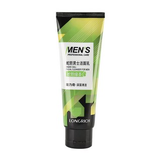隆力奇蛇膽男士潔麵乳100g 蛇膽綠茶深層清潔洗麵奶, 1個, 100g