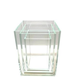 超白缸 破損包賠 全系列超白缸 超透玻璃缸 鬥魚缸 魚缸 玻璃缸 水族箱 超白魚缸 孔雀魚缸, 透明, 1個