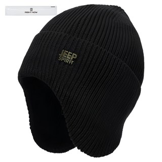 Jeep Spirit 時尚休閒 Logo 路易 護耳毛帽