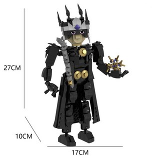스키비디토일렛 타이탄 골드 시계 킹 맨 리그레션 복수 TV 스키비디 변기 빌딩 블록 장난감 스피커 브릭, [13] 699, 1개