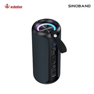 xdobo 挑戰者 challenger 2020 40W 圓柱藍牙喇叭, 黑色, 1個