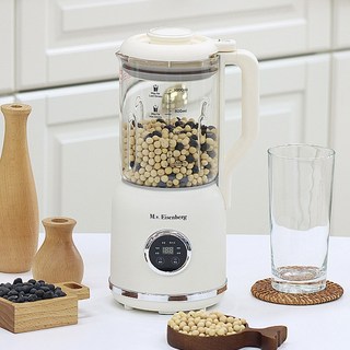 [한정 특가] 내열유리 두유제조기 주스 이유식 제조기 1L 가정용 변색NO 죽만드는기계 콩물 메이커, [아이젠베르그] 에스트 글라스 두유제조기