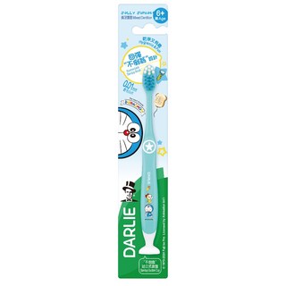 好來黑人 兒童牙刷 乳牙期/學齡期 哆啦A夢 1入/2入, 1個, 6-10歲學齡期-1入