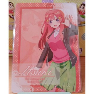 五等分的花嫁 A6 塑膠卡片, 1個, 五月