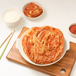 배추김치 포기김치 바로먹는 아삭한 밥반찬 3kg 5kg 한백김치, 1개