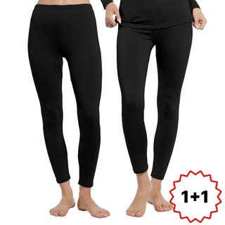 2매입 이너스타 여성 프리미엄 초극세사 보온 내복 하의