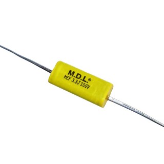 MDL MEF系列金屬化聚酯膜電容 分音器高音電容, 1個, 3.3uF100V 31*7*13mm