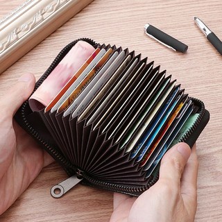 風琴卡包男多卡位防消磁卡夾大容量銀行卡套包一體卡片包女