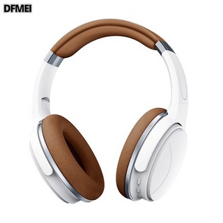 DFMEI 頭戴式無線藍牙耳機ANC主動降噪無線ENC通話功能可摺疊頭戴耳機, 深棕色, 星耀黑