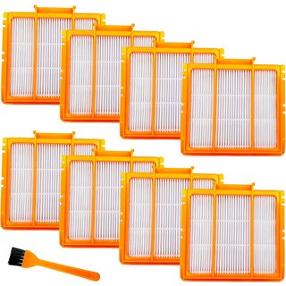 Zerlimb 2개 세트 AV2501S 브러시 롤 교체 부품 샤크 AV2501AE RV2502AE AV2511AE UR2500SR RV2610WD RV2620WD RV2520A, 8 Pack filters, 1개