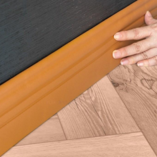 플렉스 굽도리 쿠션 몰딩 보호대 5미터 잘라쓰는 연질 안전가드 걸레받이 완충 안전 보호 모서리보호, 선택05_D1102 브라운_쿠션와이드