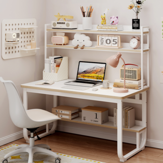 하이피러브 입시 공부 독서 수납 선번형 컴퓨터 책상, 화이트1200