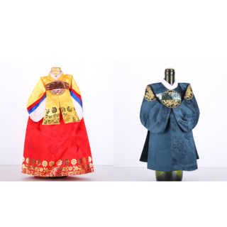 남녀커플 한복 와인커버 세트, SET 4, 1개