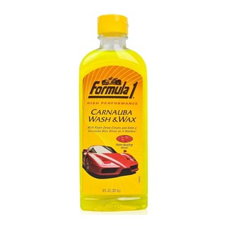 Formula 1 棕櫚光澤洗車精 F615107 237ml 高泡沫強力清潔 撥水亮澤不刮漆, 1個