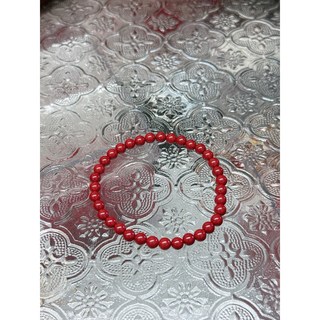 三凡 帝王硃砂 5咪手串 16圍 - 硃砂手鍊/手串，辟邪保平安，提升氣質，手工打磨，簡約時尚