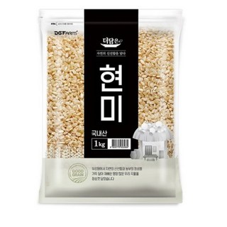 더담은 국산 현미, 1kg, 1개