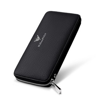 Williampolo 英皇保羅男手拿包 男生 長夾 男用錢包 長皮夾 真皮防刮耐磨長夾 荔枝紋手拿包【奧特萊斯】