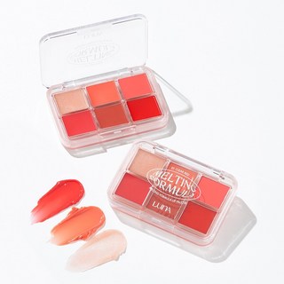 (루나) 멜팅 포뮬라 립 팔레트, 01호 클리어 레드, 1개