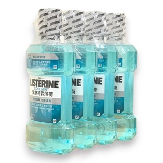 李施德霖 無酒精漱口水 750毫升X4入, 1套